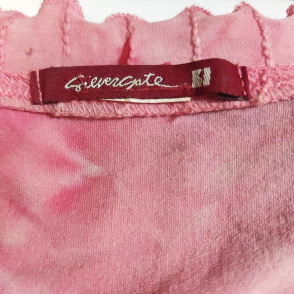 Sevengate pink vneck top - Picture 5 of 6